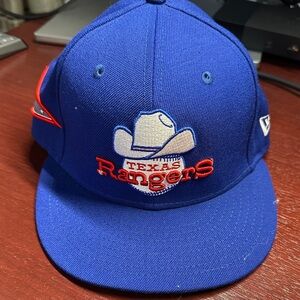 Texas Rangers 40th  Anniversary Blue Baseball Cap